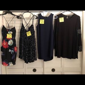 Dresses and tops - will separate.